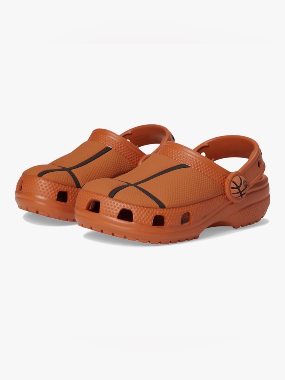 Crocs Kids Orange Basketball-Style Sandals